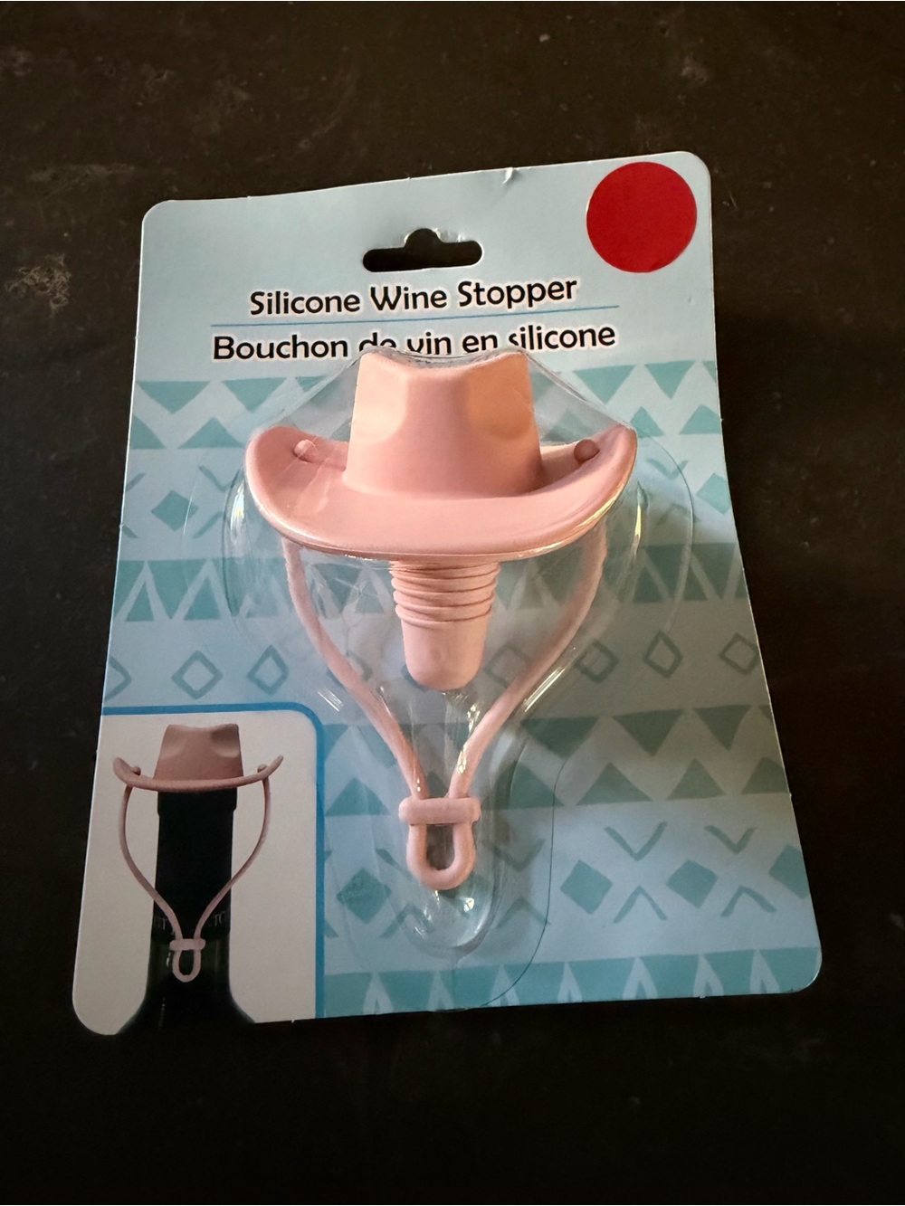 💕Super Cute! Silicone Wine Stopper - Pink Cowboy Hat